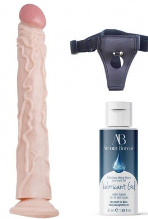 Belden Balamal Kayganlatrc Set Noctis 34,5cm Realistik Dildo No:7